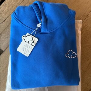 Cloud nine Blue Hoodie with stress balls